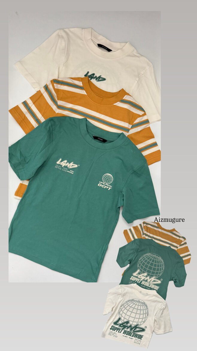 3 gab. T-krekli “Globuss”