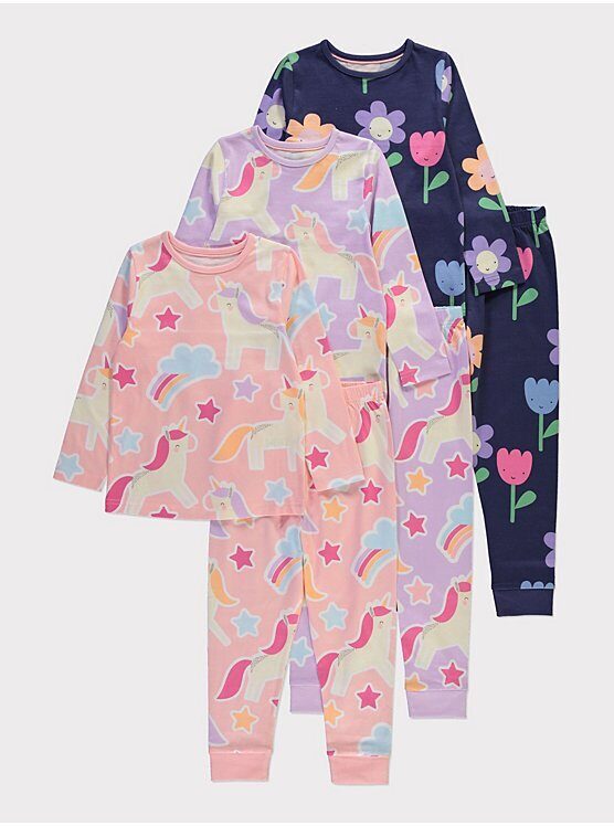 3 gab. kokvilnas pidžamas “Vienradži”