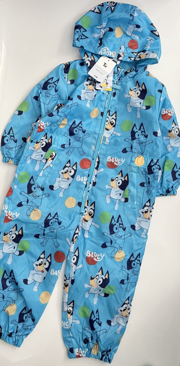 Plāns lietus kombinezons “Bluey”
