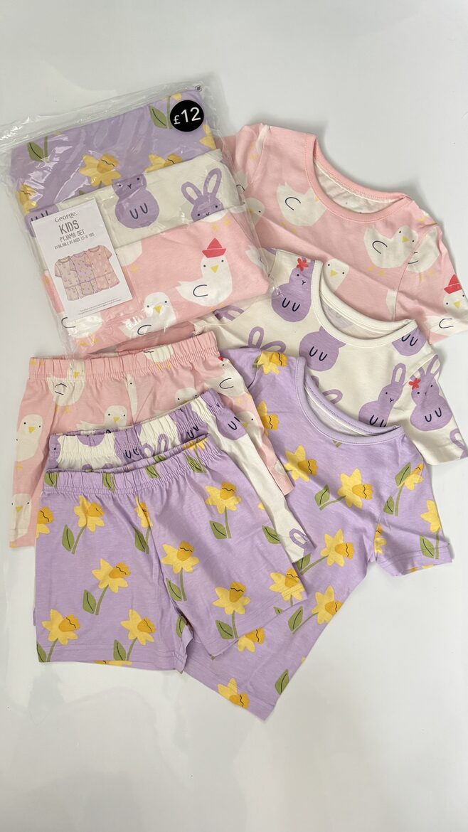 3 gab. īsās pidžamas “Pastel dzīvnieciņi”