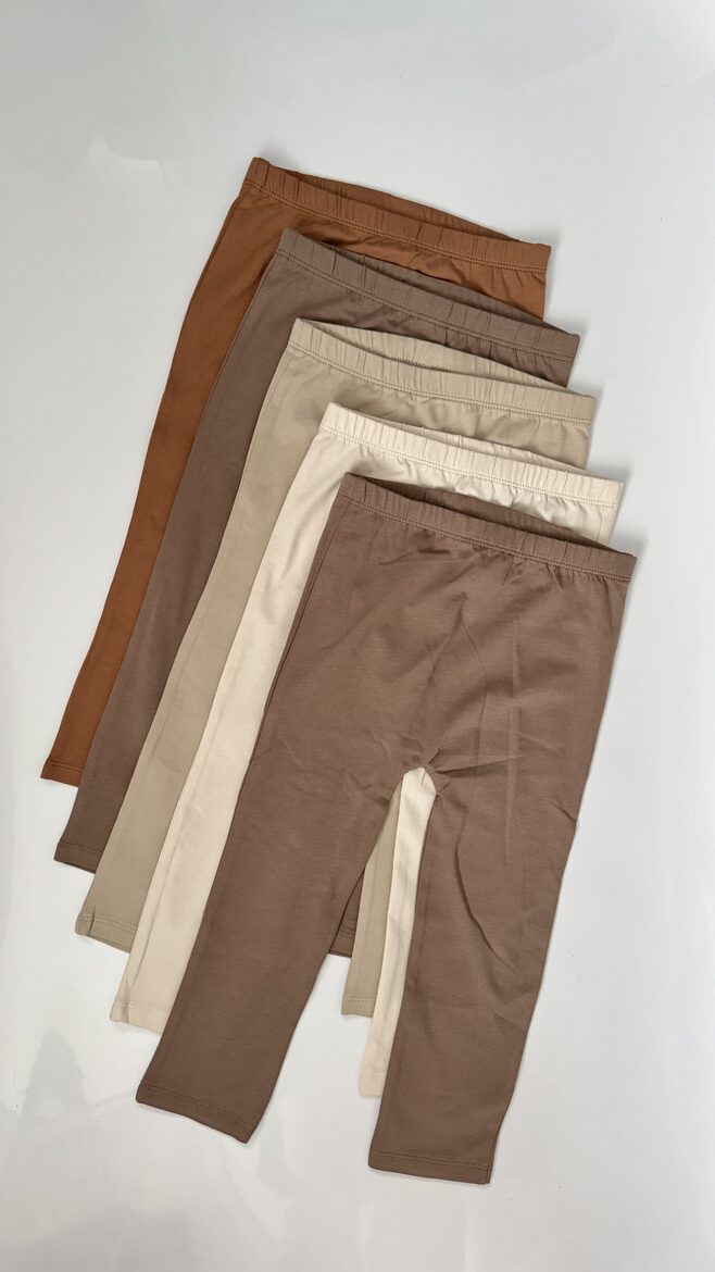 5 gab. legingi brūnos toņos