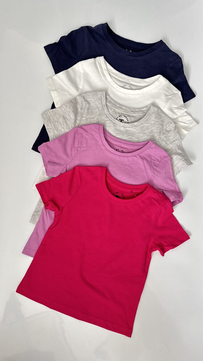 5 gab. vienkrāsaini T-krekli
