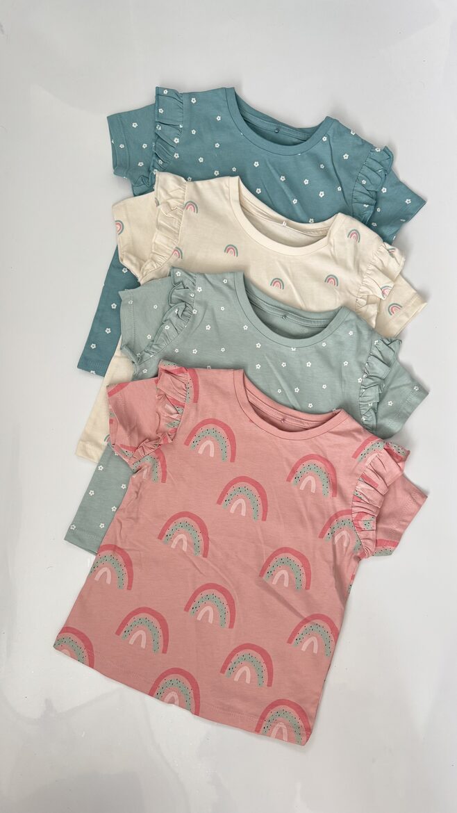 4 gab. T-krekli “Varavīksne”