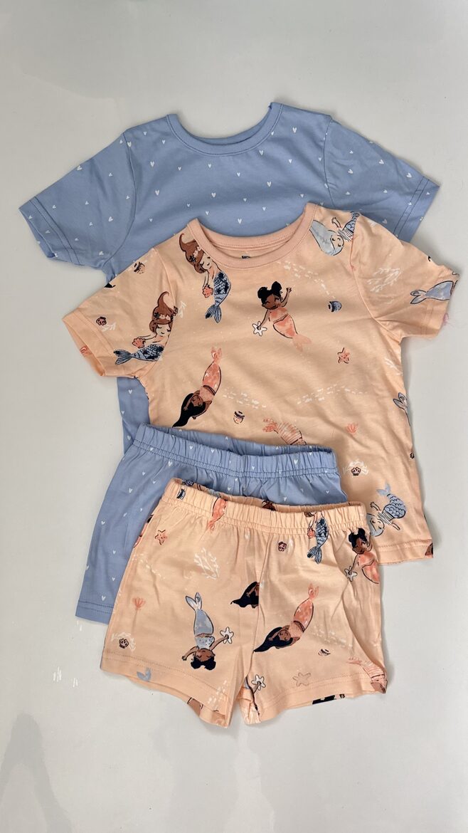 2 gab. īsās pidžamas “Nāriņas”