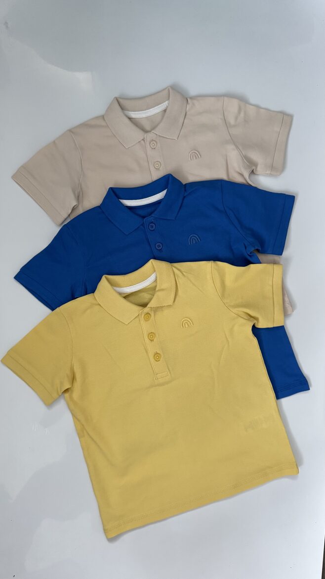 3 gab. polo T-krekli “Mazās varavīksnes”