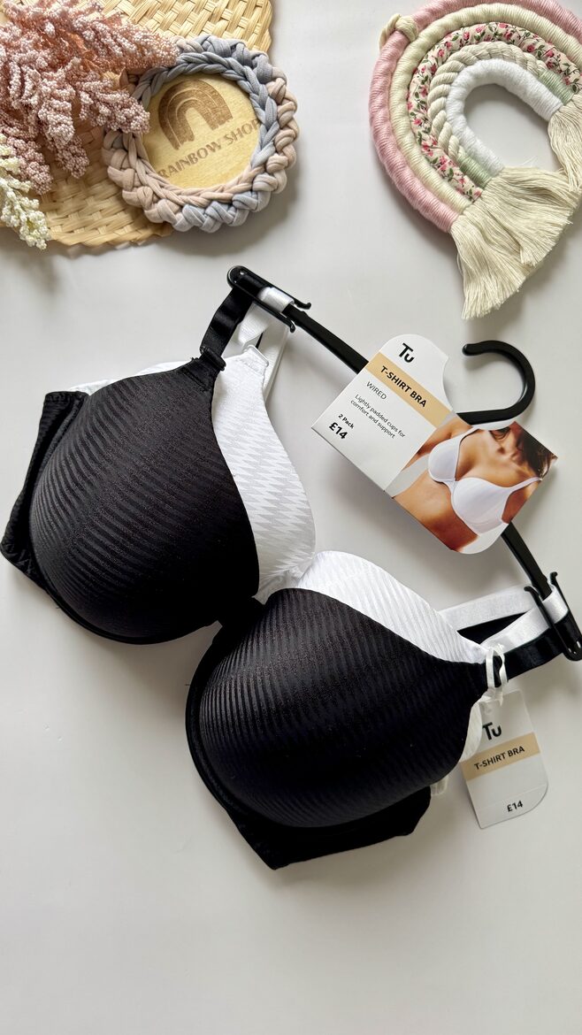 2 gab. T-shirt krūšturi bāzes toņos