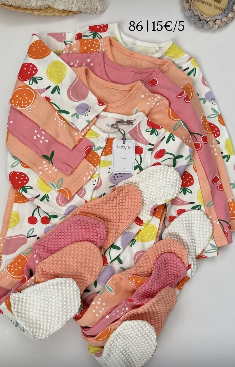 5 gab. kokvilnas rāpuļi “Auglīši”