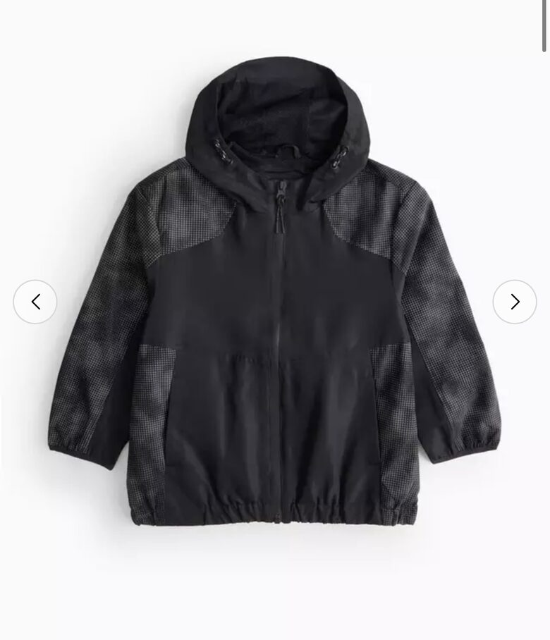 Starpsezonas jaka ar kapuci 