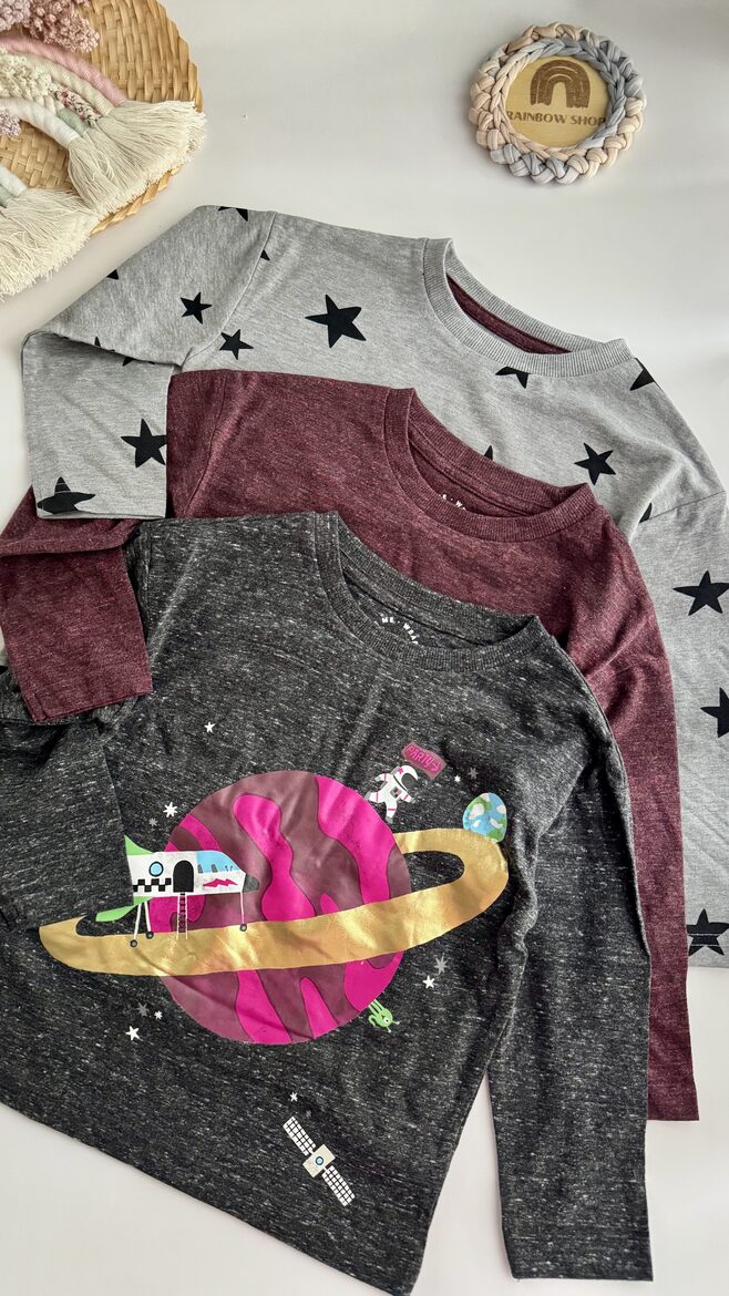 3 gab. garroku krekliņi “Kosmoss”