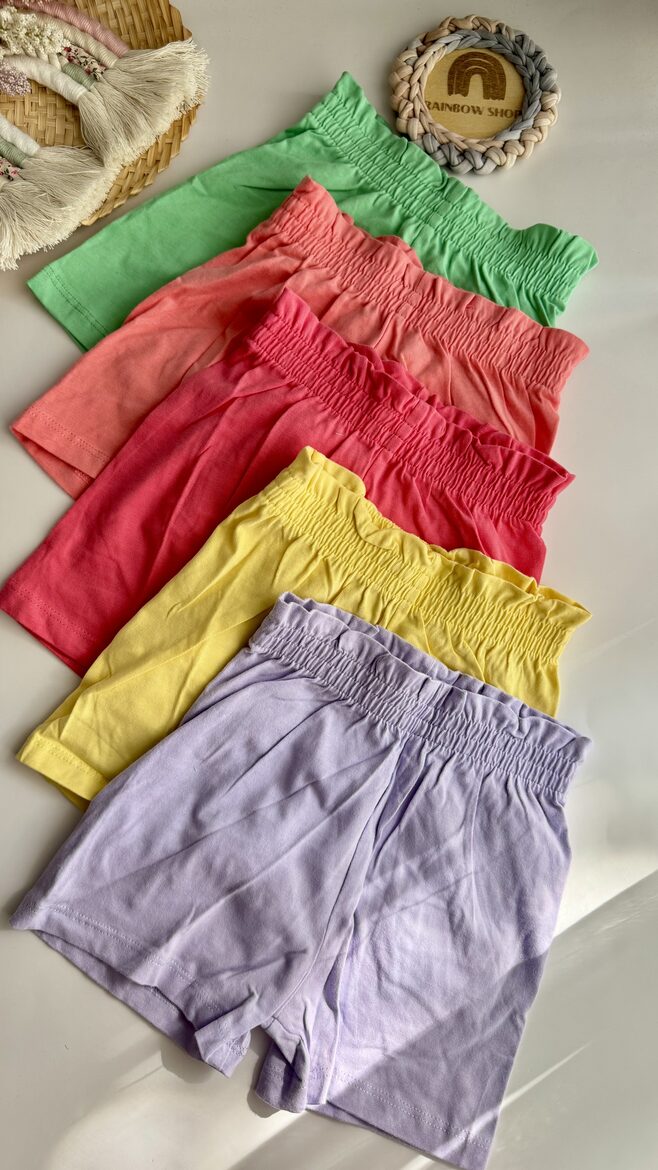 5 gab. krāsaini šorti 