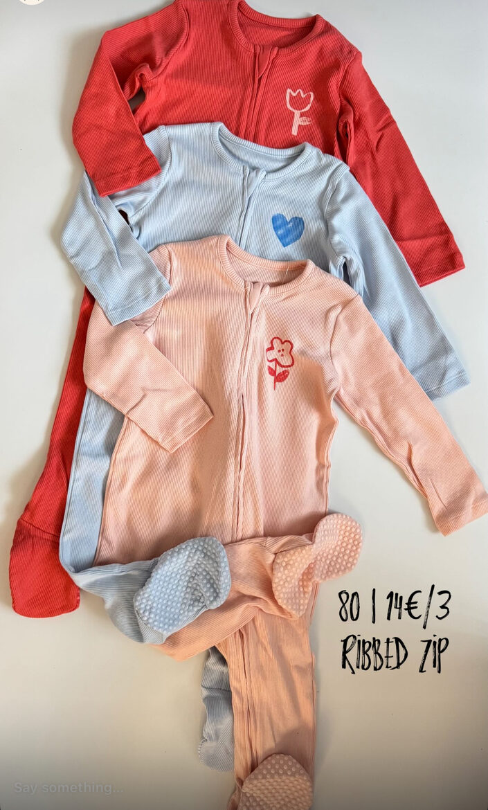 3 gab. ribbed zip rāpuļi