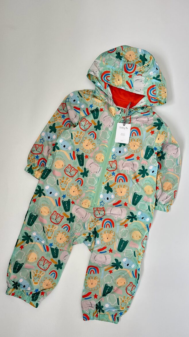 Plāns lietus kombinezons “Animals”