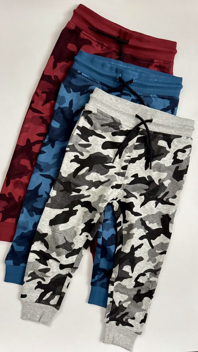 3 gab. treniņbikses “Kamuflāžas”