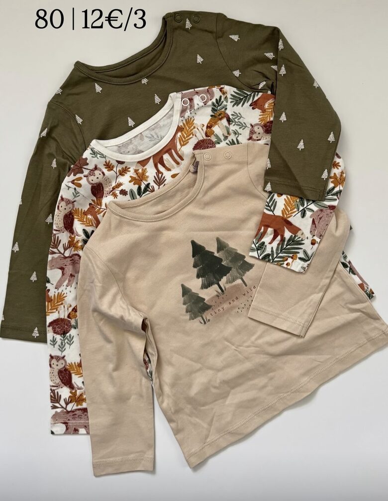 3 gab. garroku krekliņi “Meža tematika”