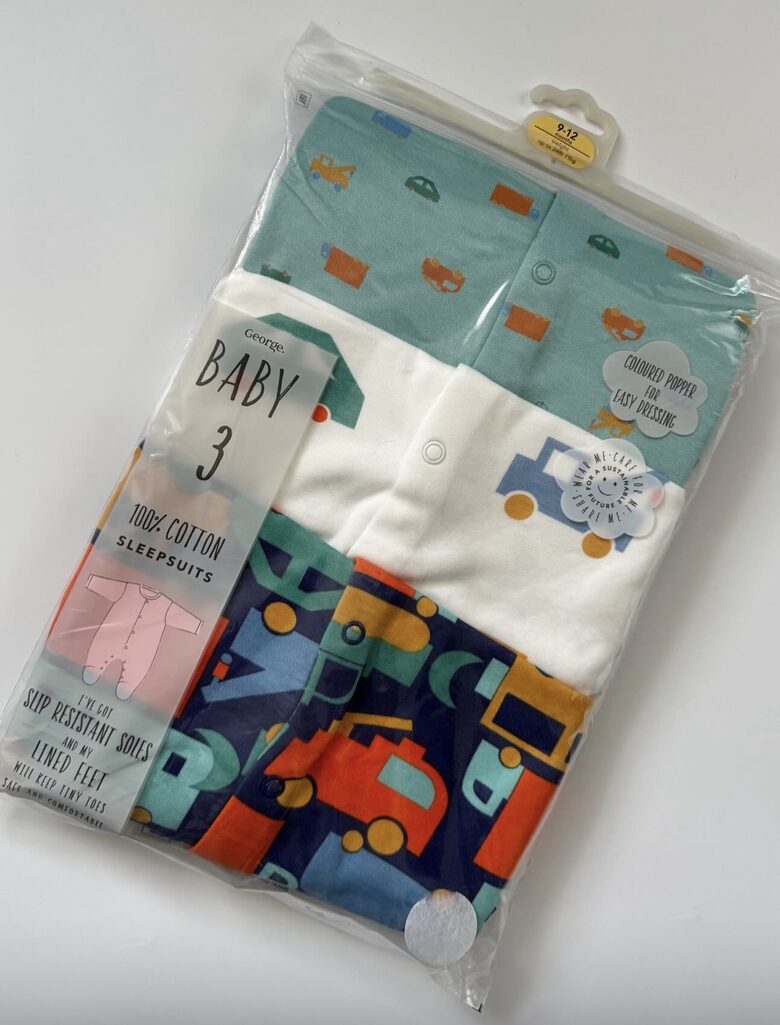 3 gab. kokvilnas rāpuļi “Auto”