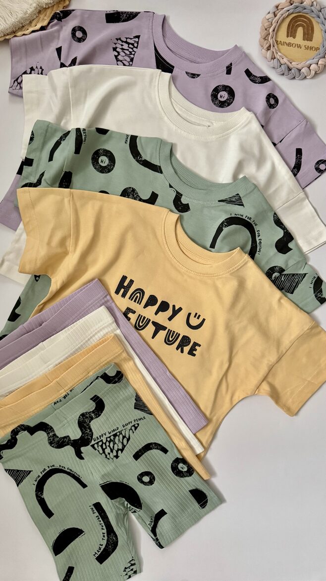 4 gab. īsie kostīmi “Happy”