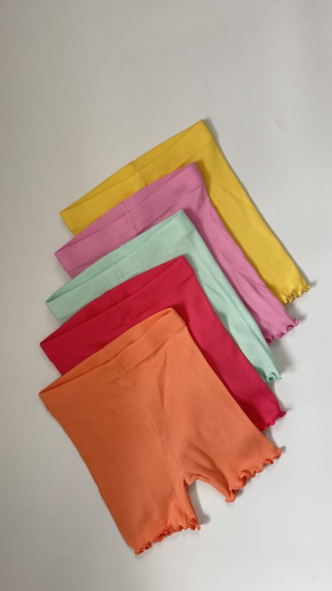 5 gab. koši ribbed legingšorti