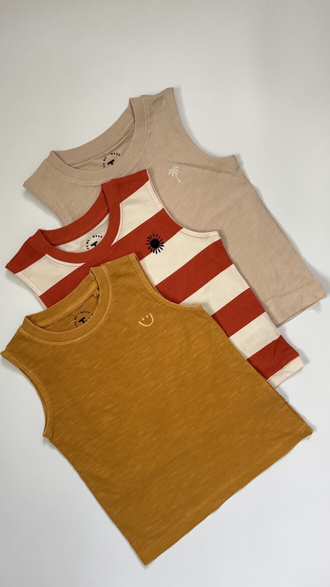 3 gab. bezroku krekliņi “Boho”