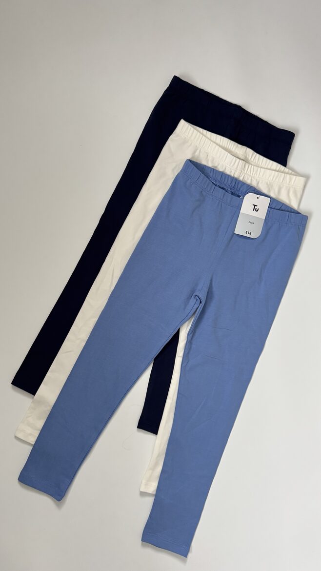 3 gab. neitrāli legingi 