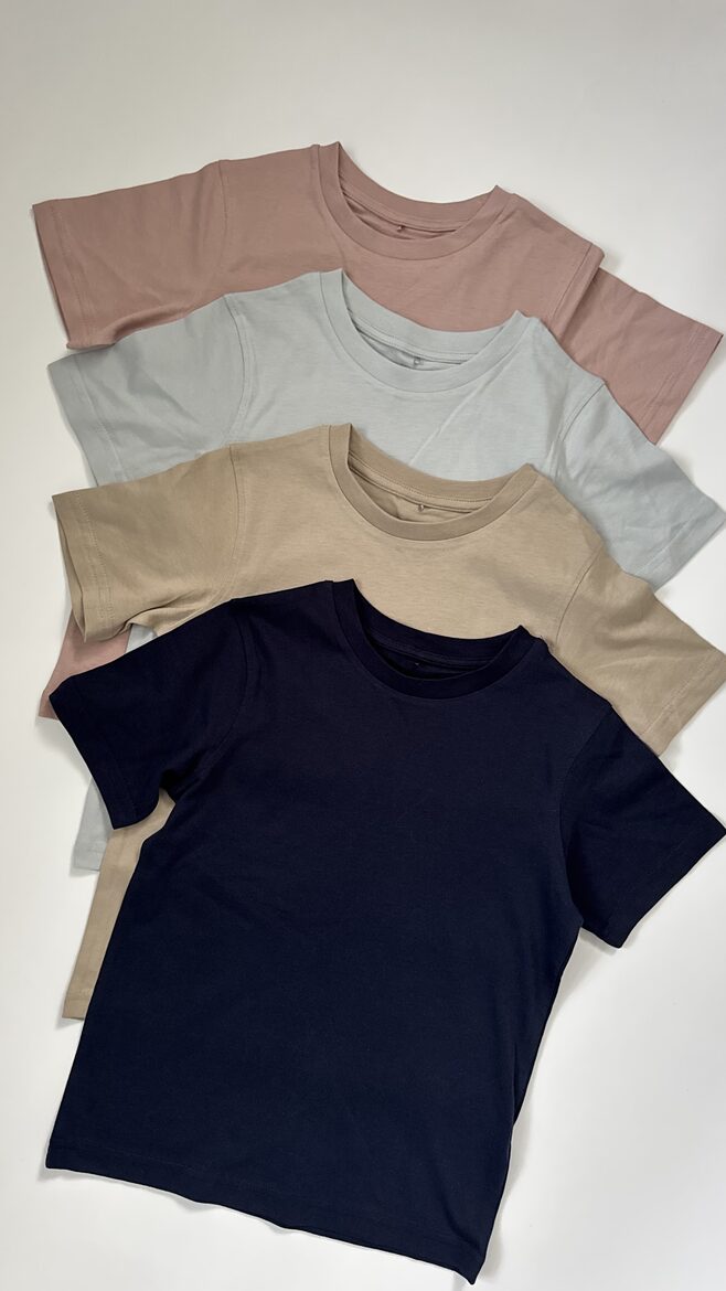 4 gab. kokvilnas T-krekli