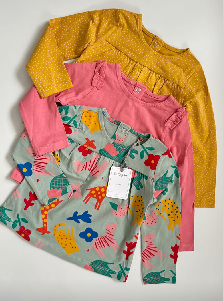 3 gab. garroku krekliņi “Košais safari”