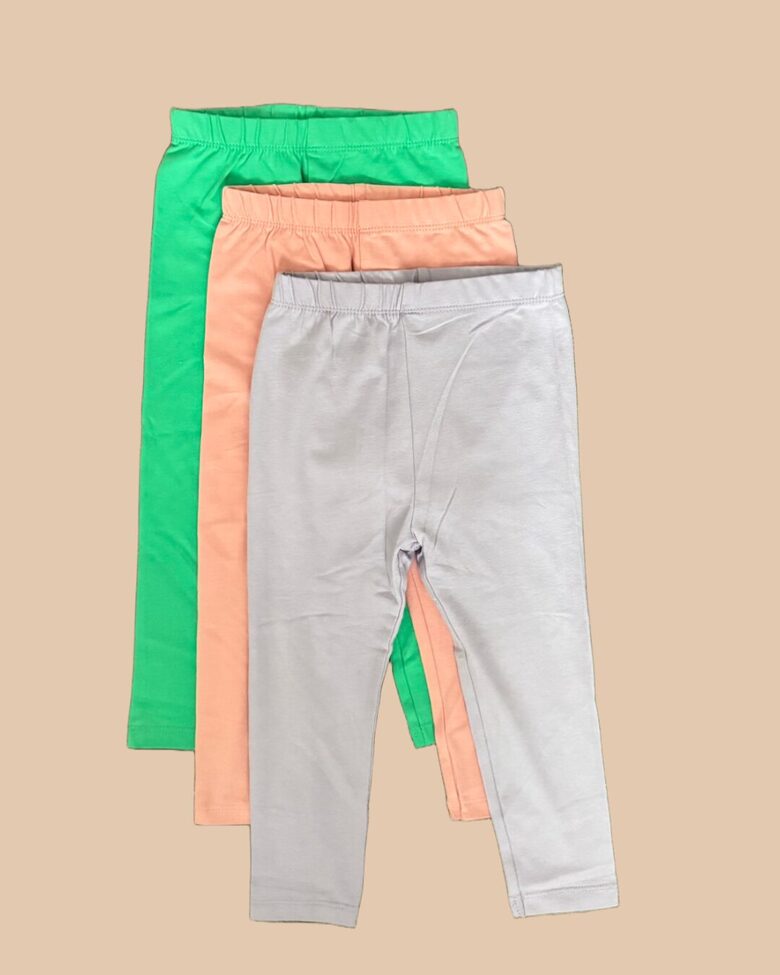 3 gab. pastel legingi 