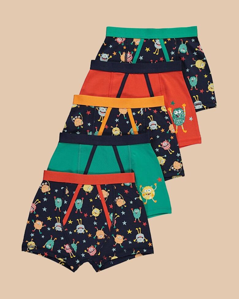 5 gab. bokseršorti “Monstriņi”