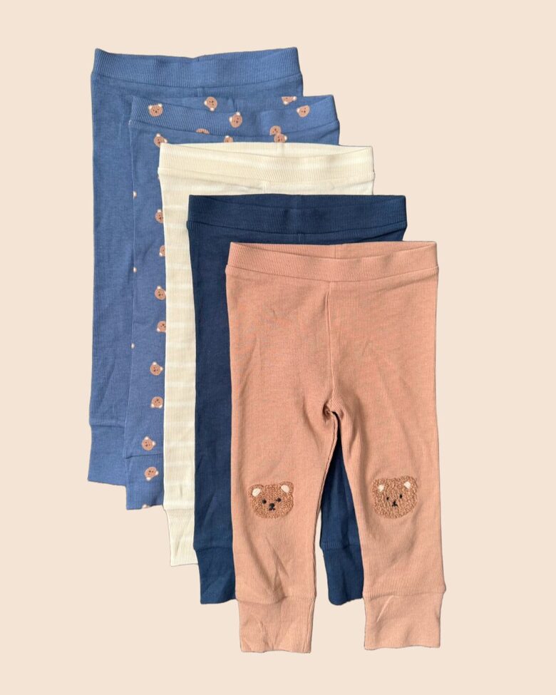 5 gab. ribbed legingi “Lācīši”