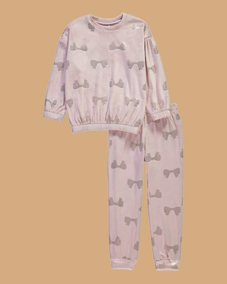 Pūderrozā velūra pidžama 