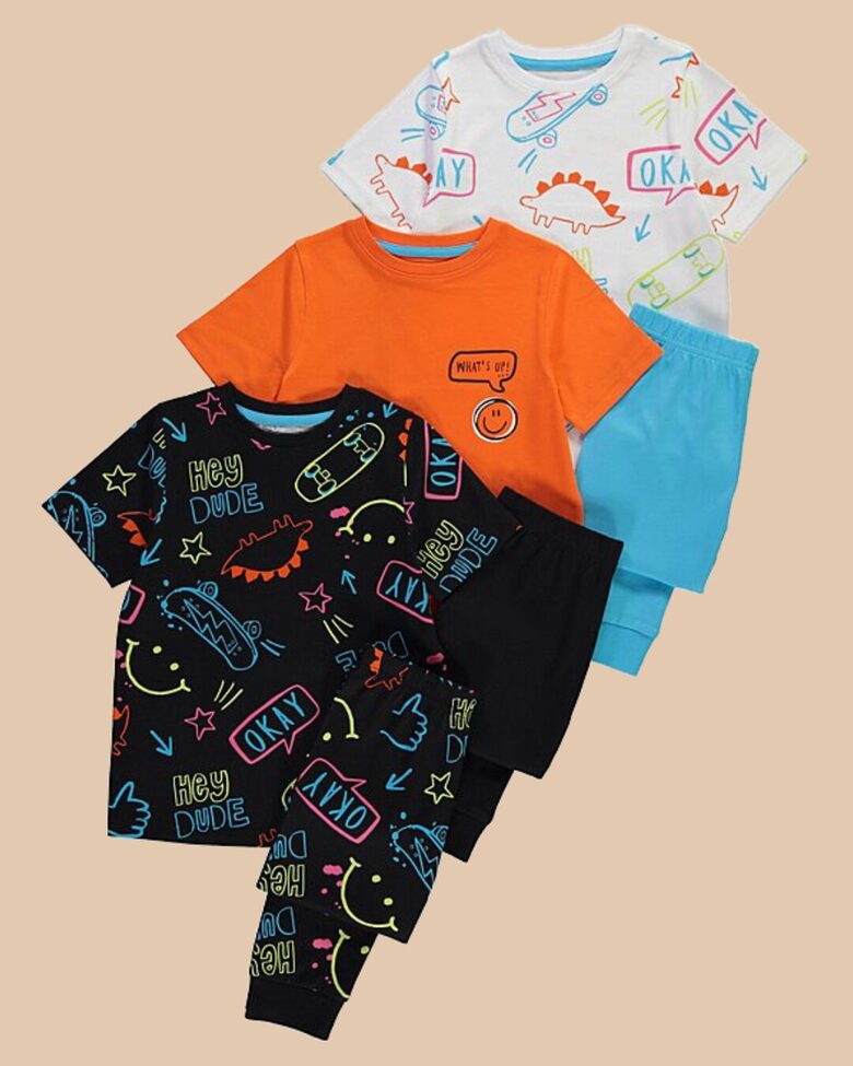 3 gab. kokvilnas pidžamas “Dino”