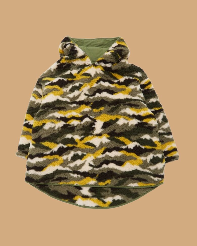 Silts fluffly flīsa hūdijpančo