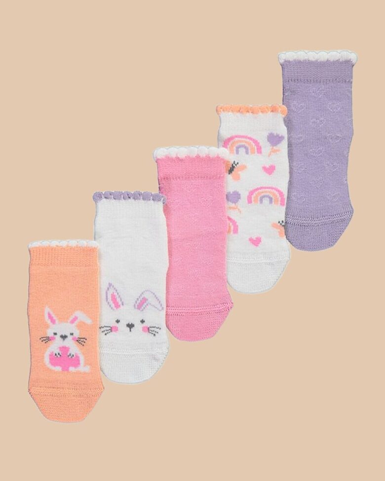 5 gab. zeķes “Bunny”