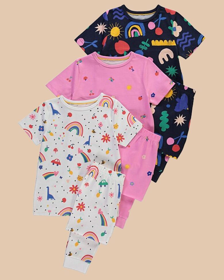 3 gab. kokvilnas pidžamas “Dzīvespriecīgos dizainos”