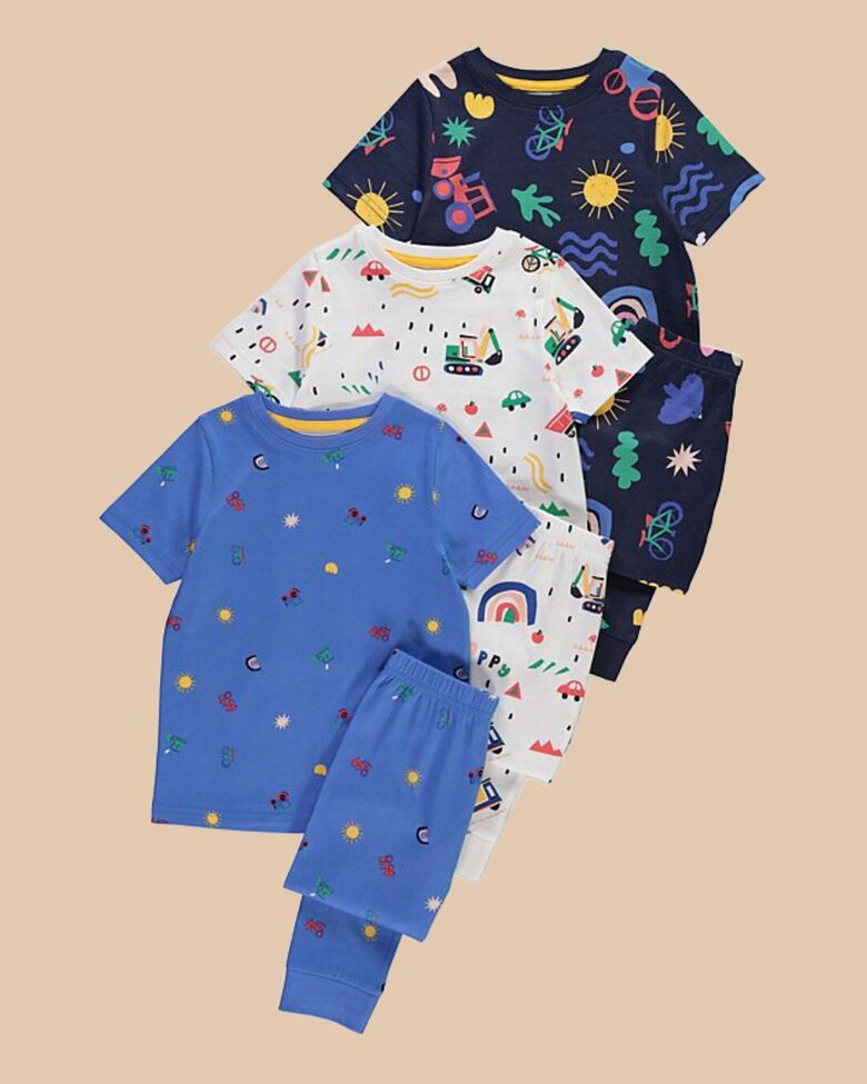 3 gab. kokvilnas pidžamas “Traktoti”