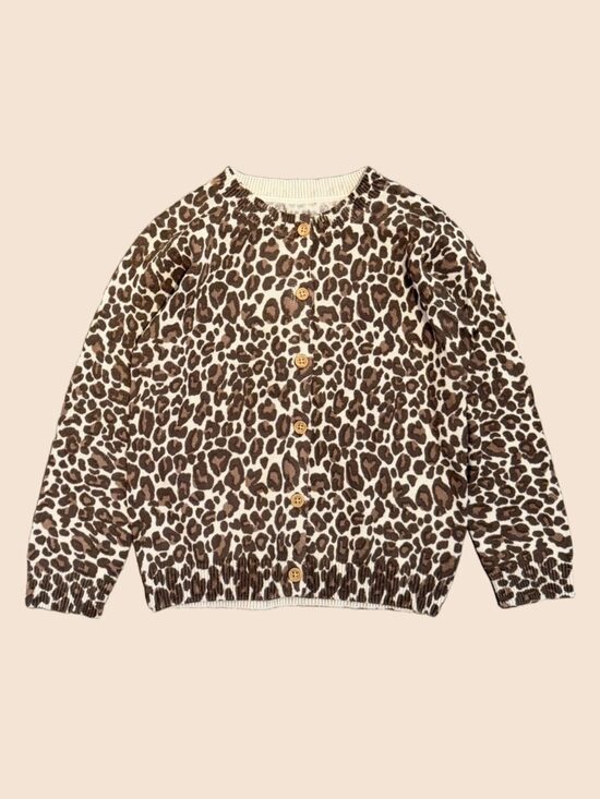 Leoparda jaka ar podziņām