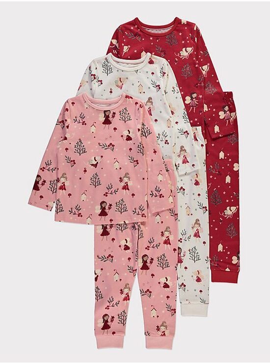 3 gab. pidžamas “Fejas, pelītes”