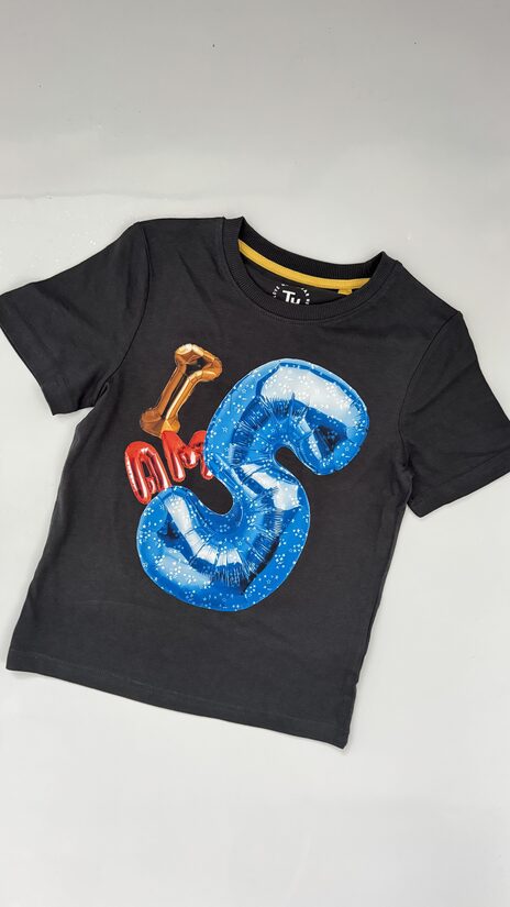 Jubilejas T-krekls “I am 5”