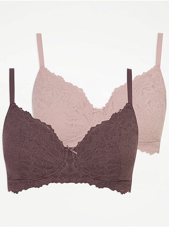 2 gab. mežģīņu krūšturi “Pūderis”