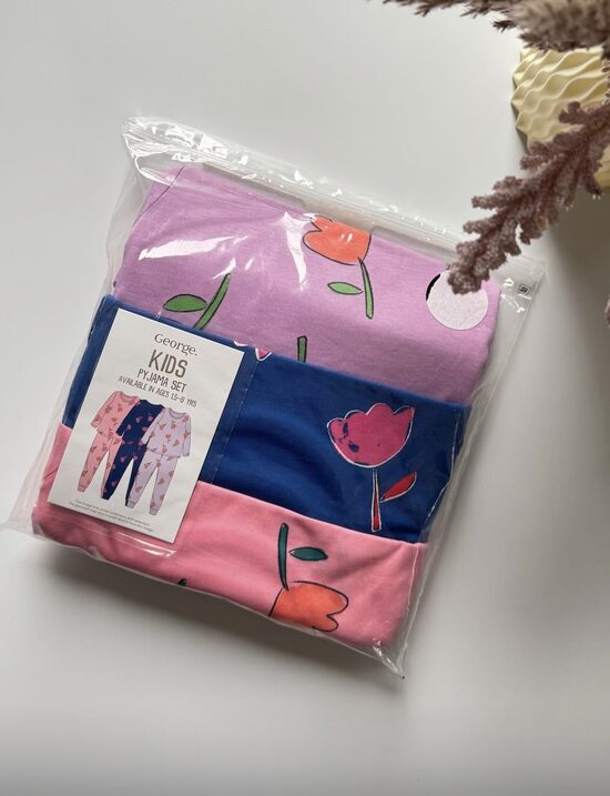 3 gab. garās pidžamas “Tulpes”