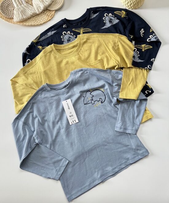 3 gab. garroku krekliņi “Dino”