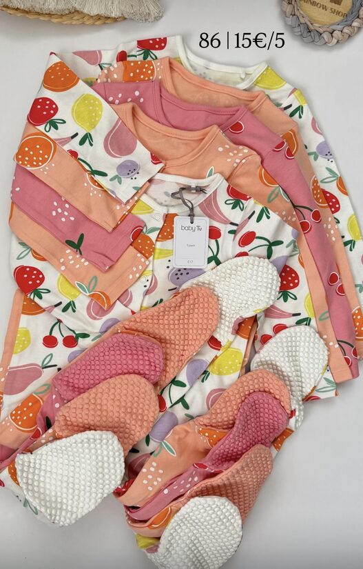 5 gab. kokvilnas rāpuļi “Auglīši”