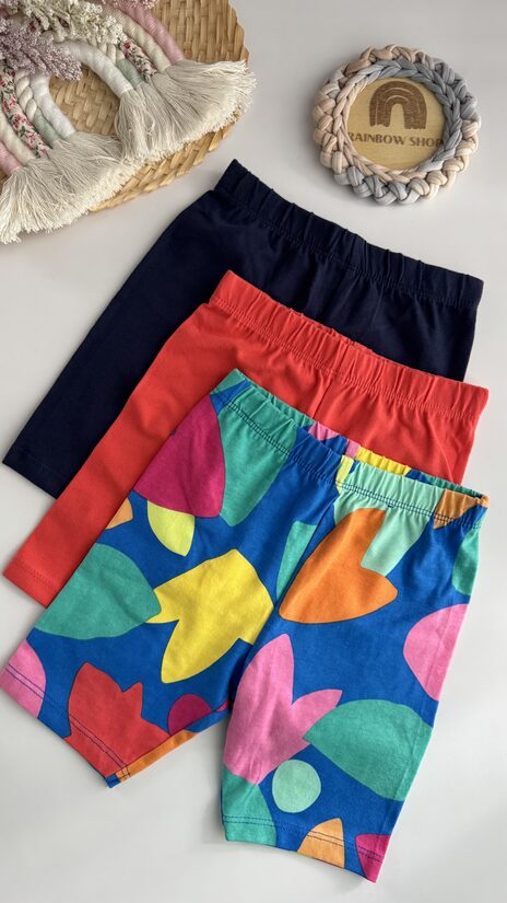 3 gab. legingšorti “Košās tulpes”