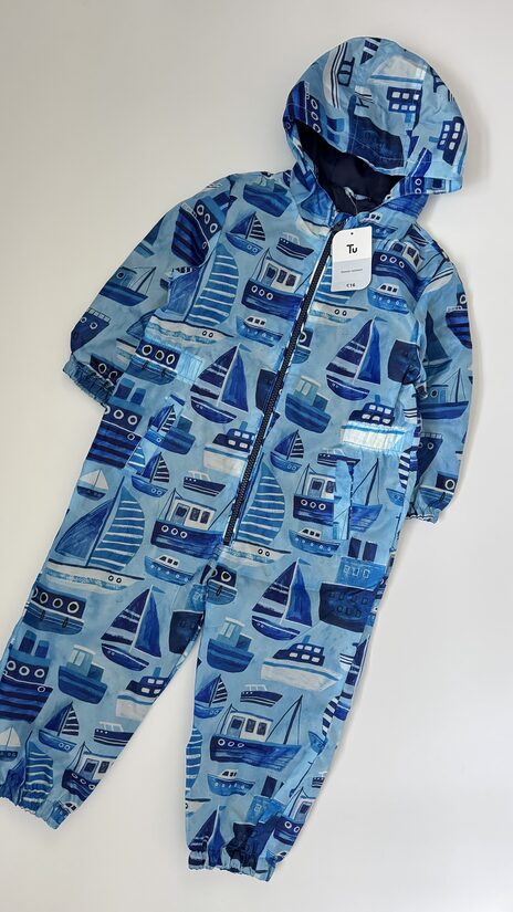 Plāns lietus kombinezons “Kuģi”