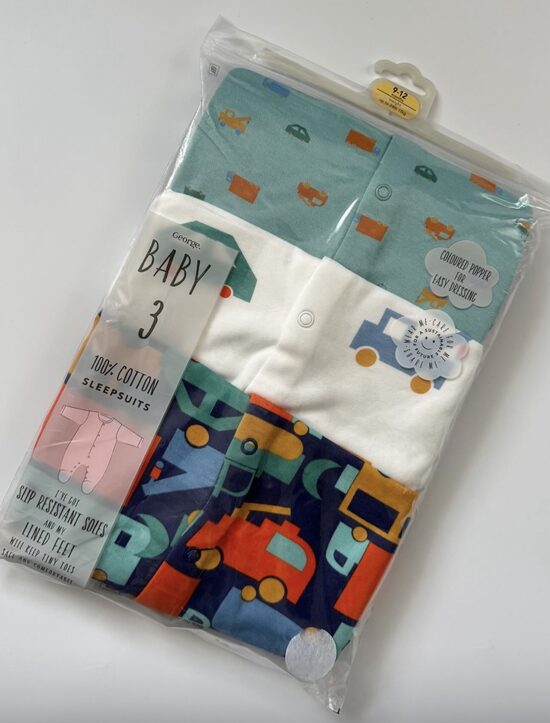 3 gab. kokvilnas rāpuļi “Auto”