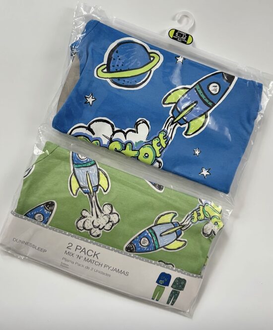 2 gab. kokvilnas pidžamas “Kosmo”