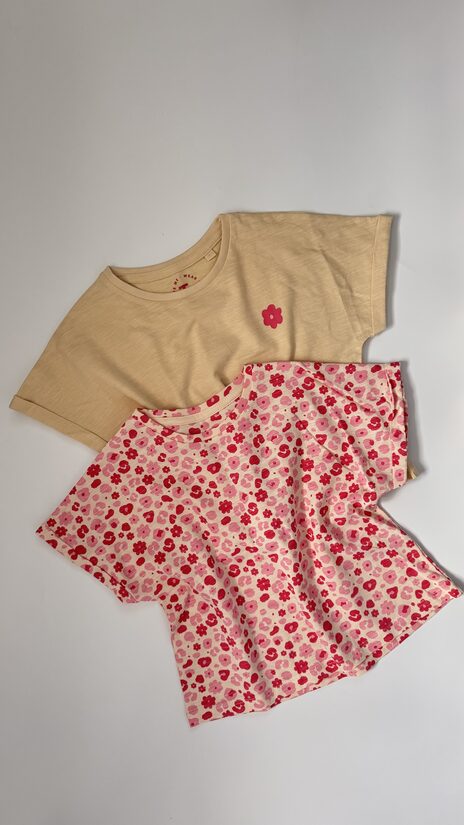 2 gab. T-krekli “Puķainais leopards”