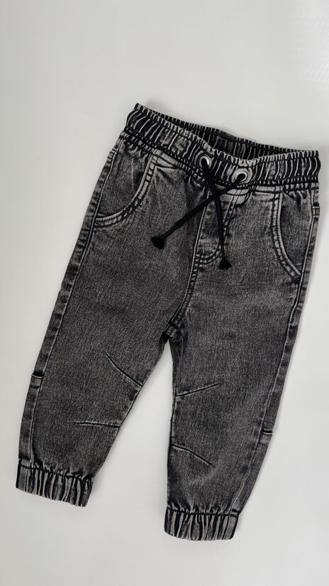 Pelēki džinsu jogeri