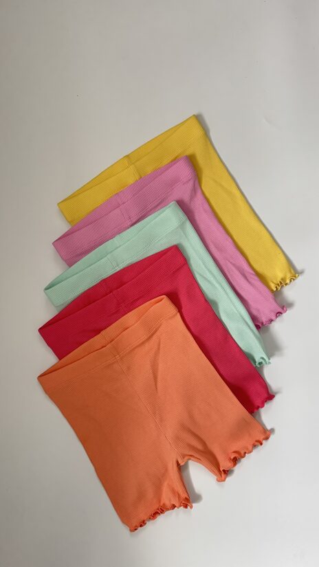 5 gab. koši ribbed legingšorti