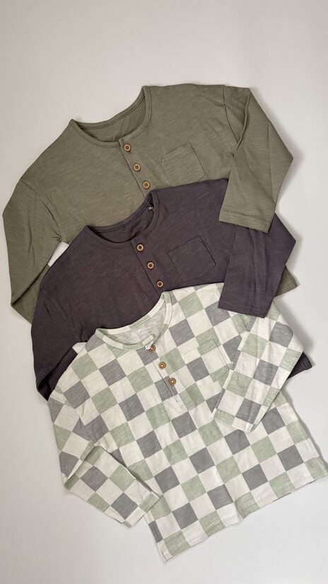 3 gab. garroku krekliņi “Dambrete”