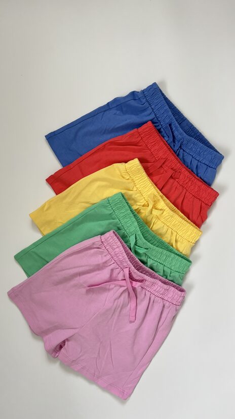 5 gab. krāsaini šorti 